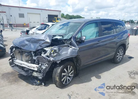 2021 Honda Pilot Awd Ex-L z USA, uszkodzony, nr VIN 5FNYF6H53MB079823